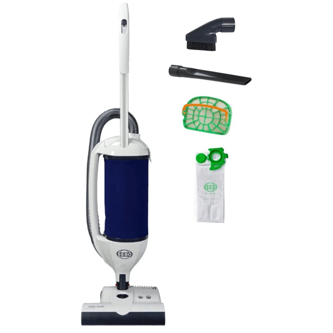 SEBO Dart, White - Upright Vacuum