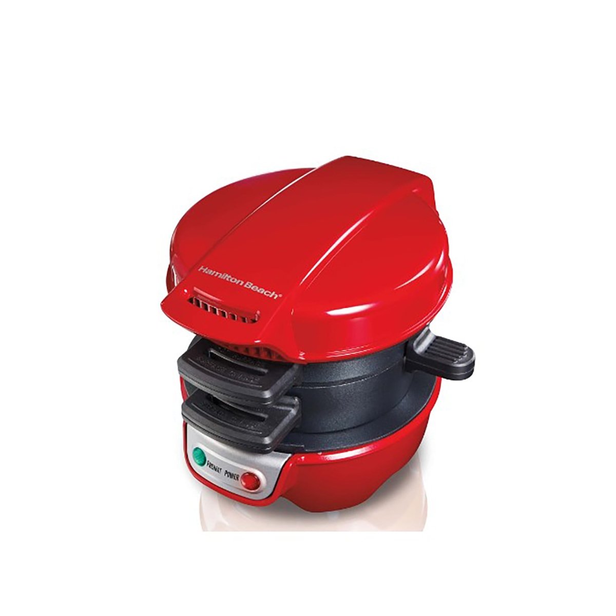 Hamilton Beach Breakfast Sandwich Maker, Red