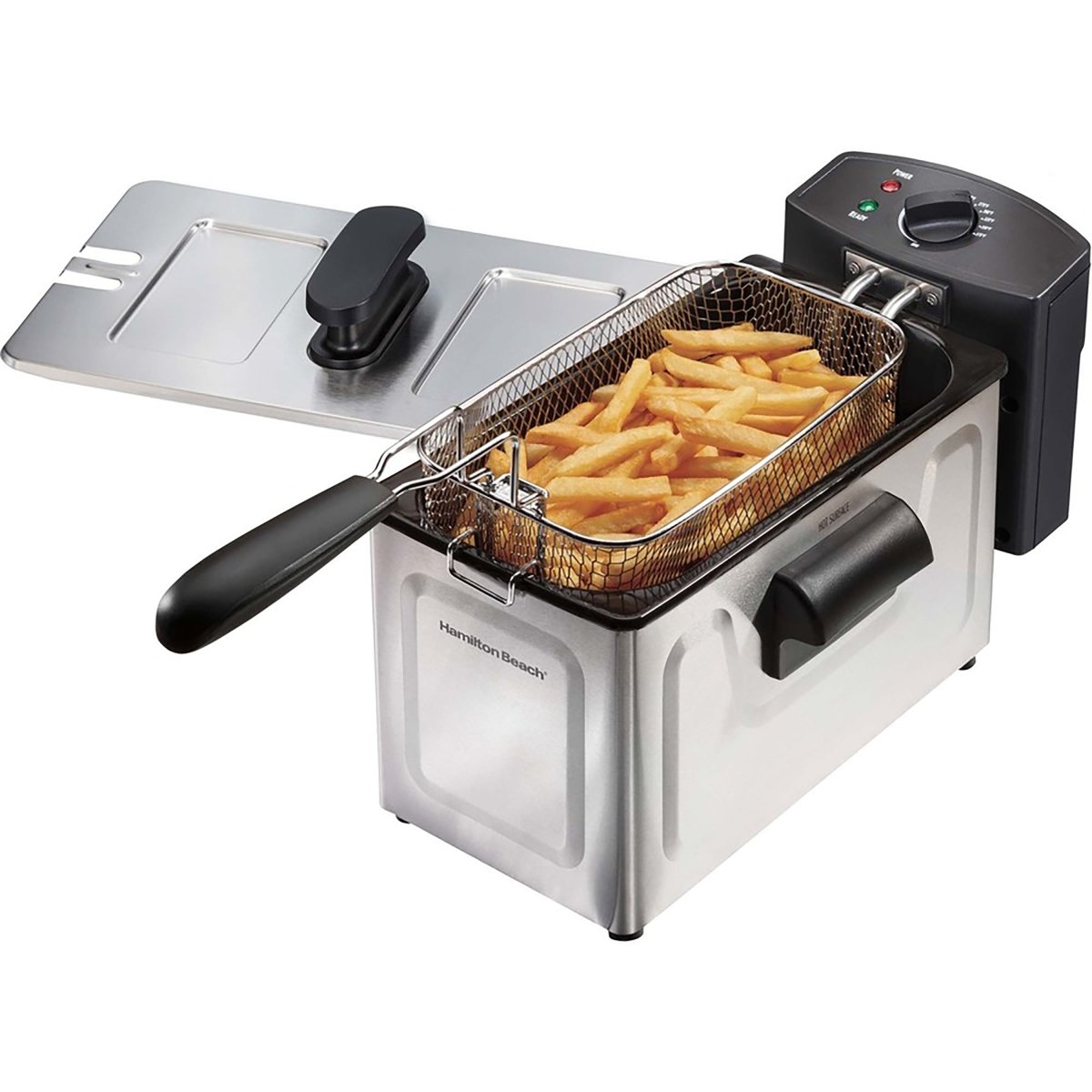 Hamilton Beach Deep Fryer, 3 Liter/12 Cup Oil Capacity, 8 Cup Food Capacity