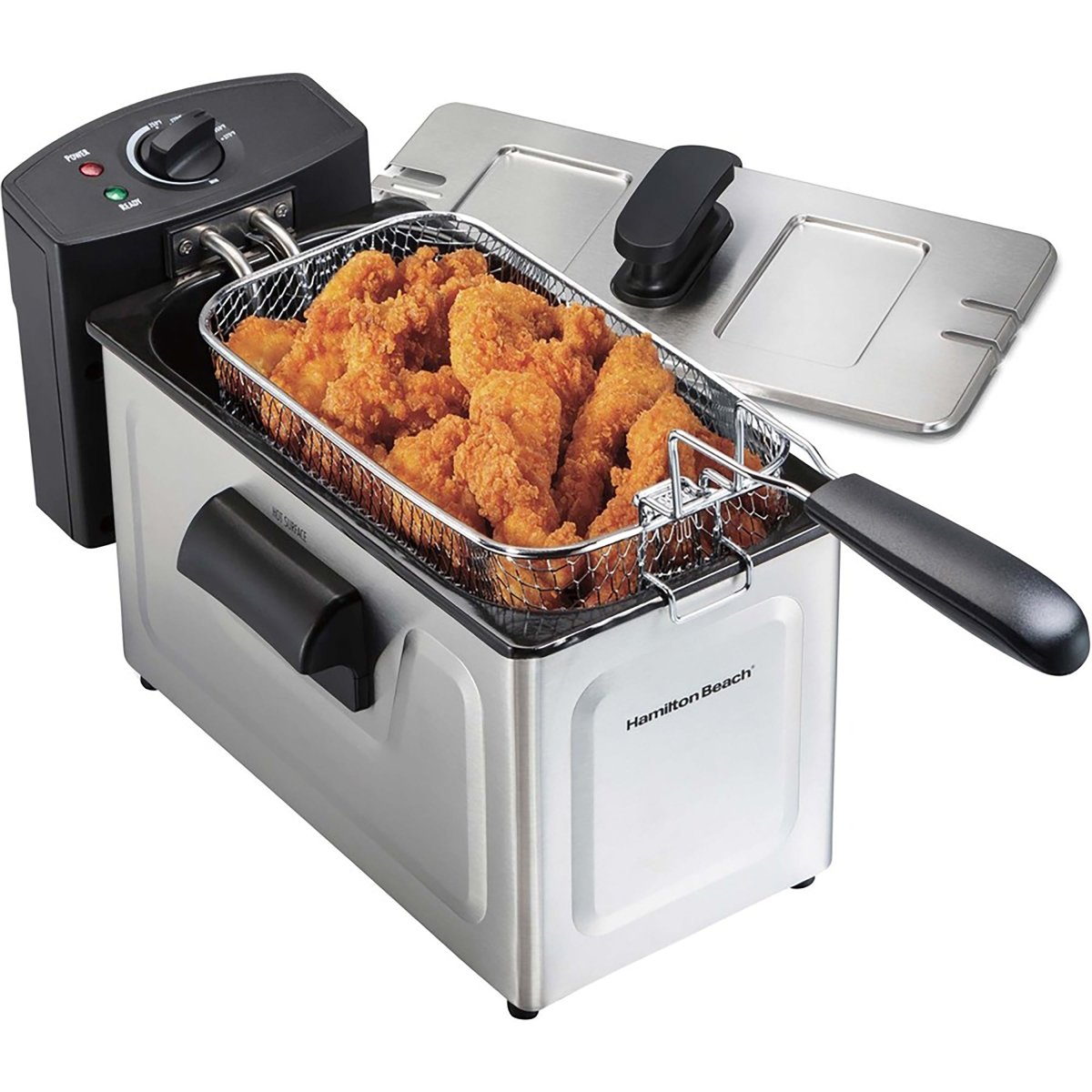 Hamilton Beach Deep Fryer, 3 Liter/12 Cup Oil Capacity, 8 Cup Food Capacity