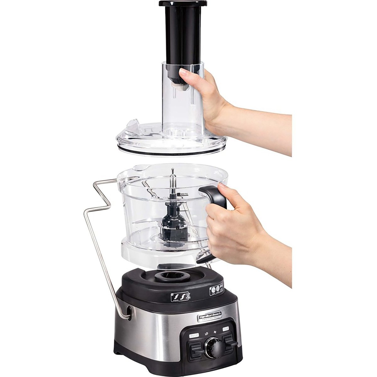 Hamilton Beach Professional Spiralizing Stack & Snap Food Processor