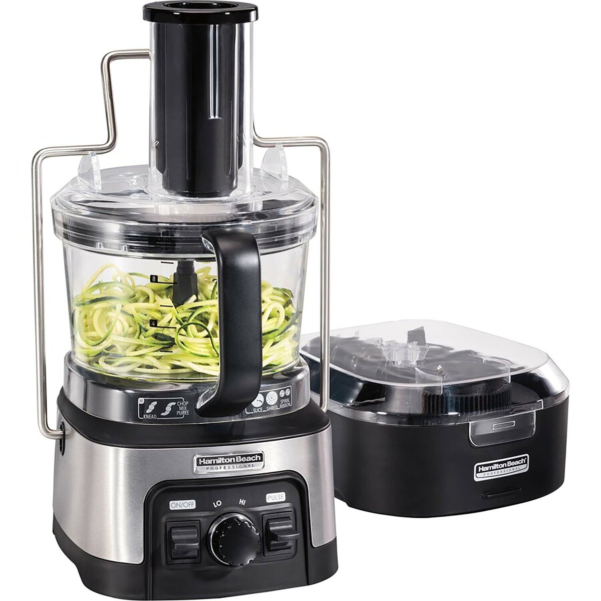 Hamilton Beach Professional Spiralizing Stack & Snap Food Processor