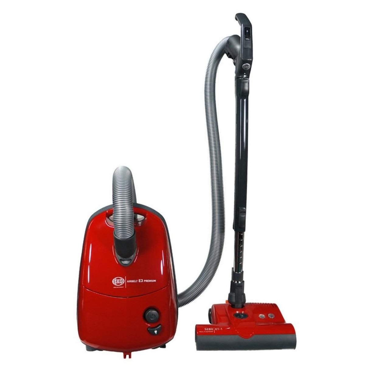 SEBO AirBelt E3 Premium, Red - Canister Vacuum