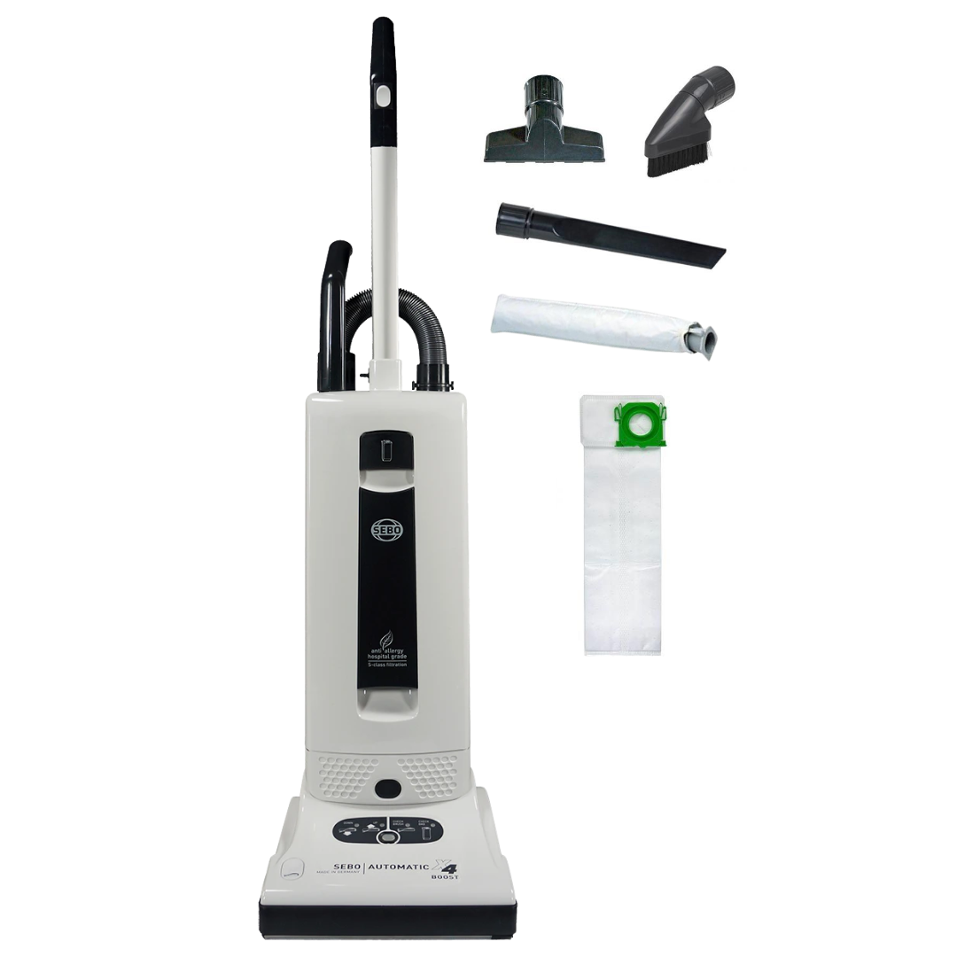 SEBO Automatic X4 Boost, White - Upright Vacuum