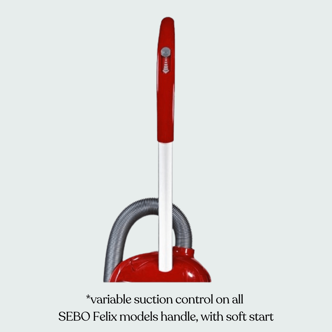 SEBO Felix 1 Premium, Rosso (Red) - Upright Vacuum