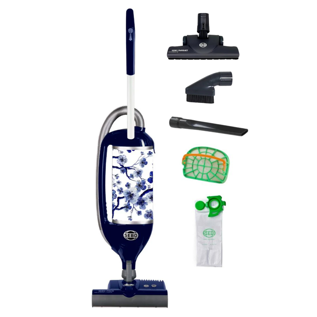 SEBO Felix 1 Premium, Indigo (Blue) - Upright Vacuum