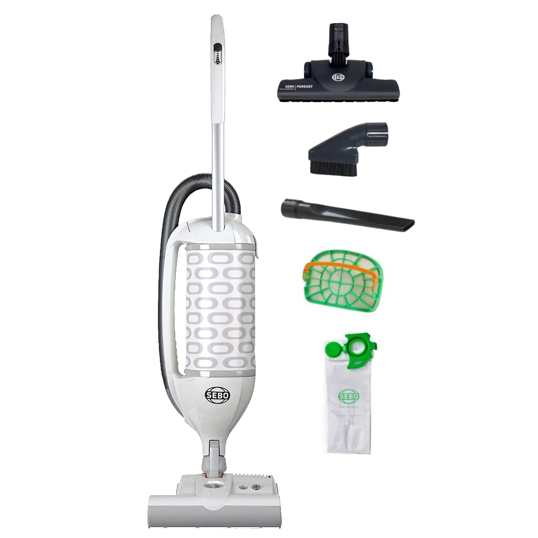 SEBO Felix 1 Premium, Vogue (White) - Upright Vacuum