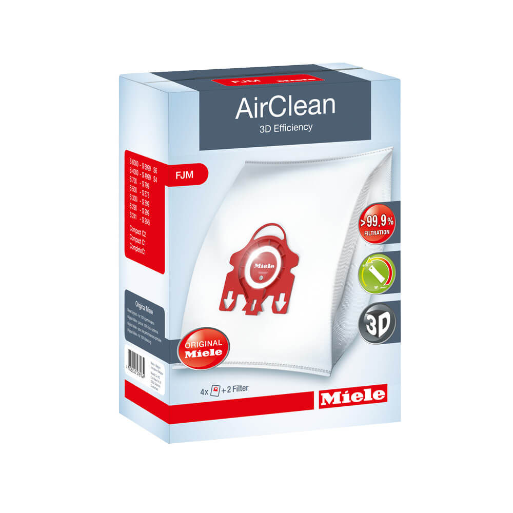 Miele FJM AirClean Bags (4pk)