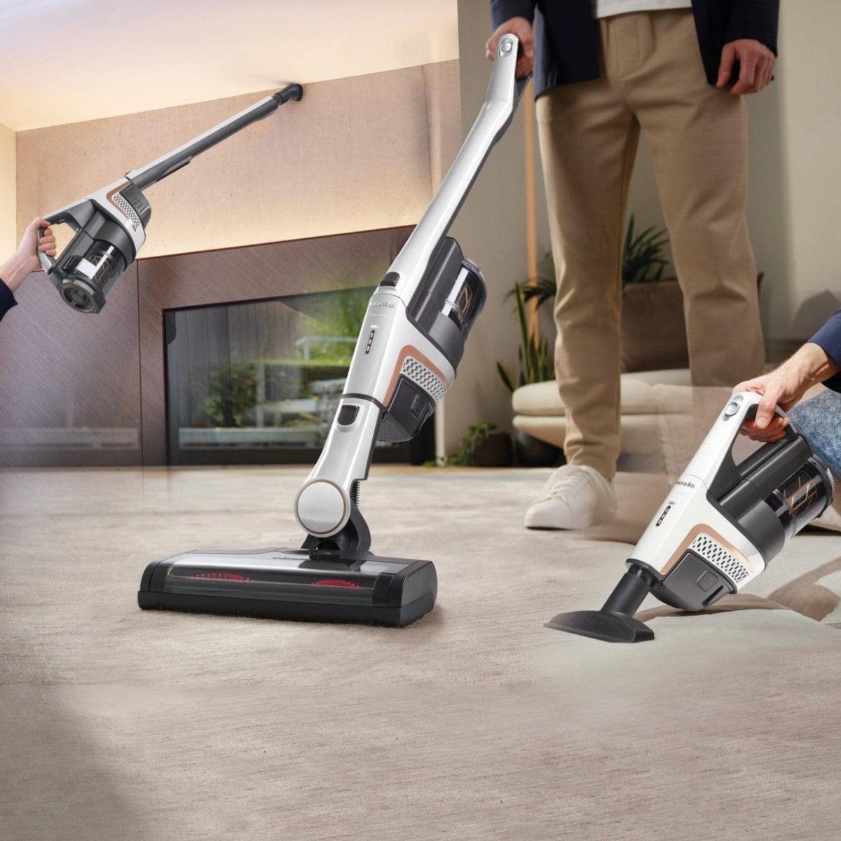 Miele TriFlex HX2, Lotus White - Stick, Cordless Vacuum