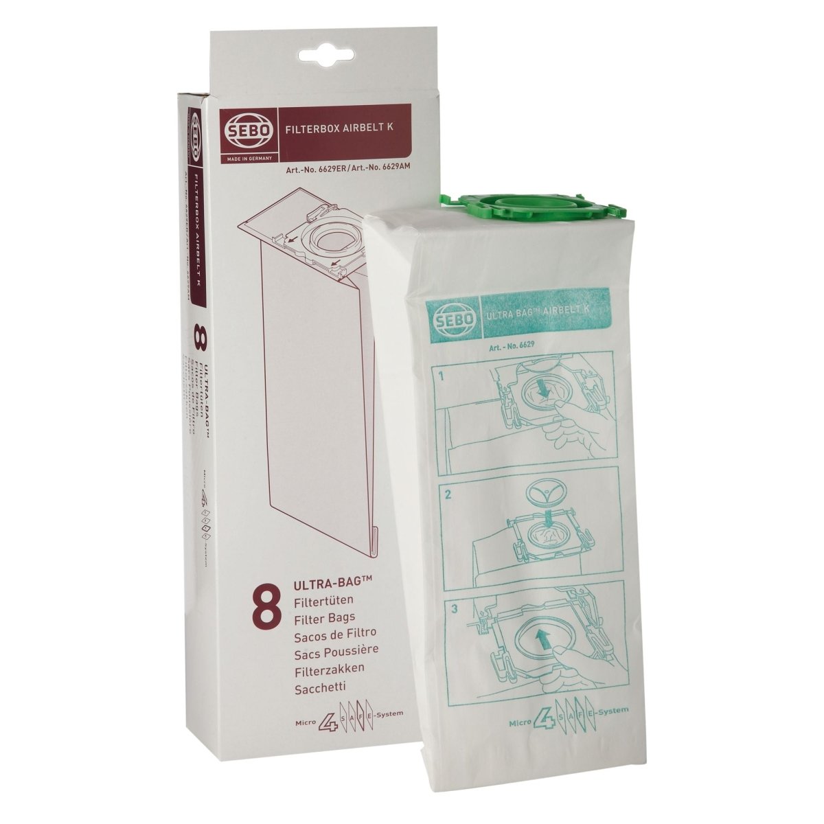 SEBO Bags K (8pk)